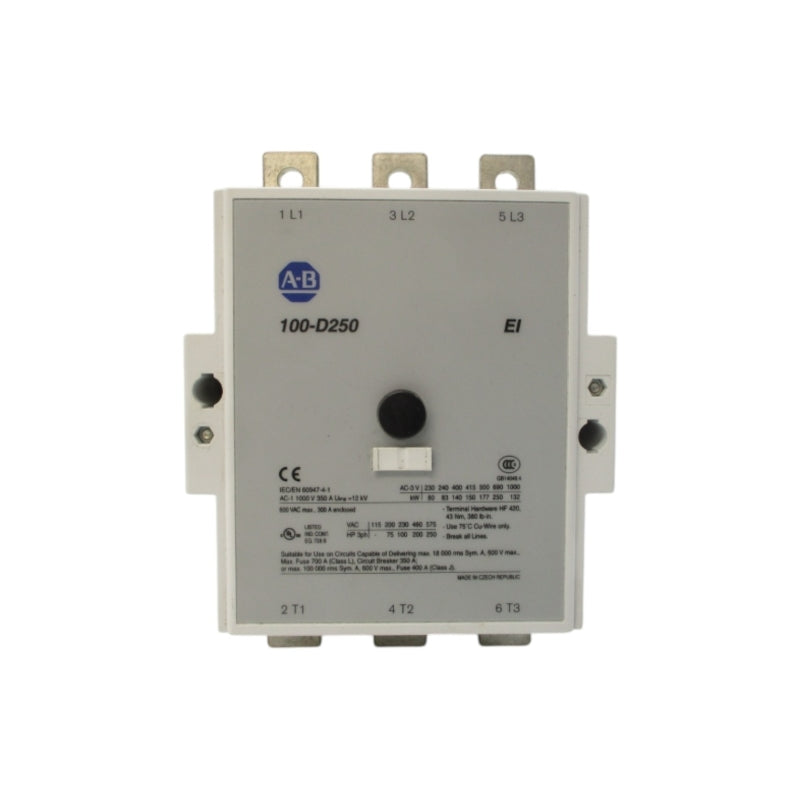 ALLEN BRADLEY 100-D250 EI SER. B 110-130V 350A NSNP