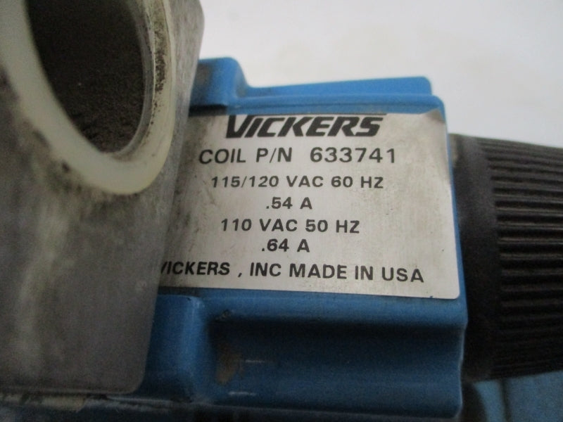 VICKERS DG5S 8 SCEM WB 20 110-115/120VAC .64/.54A 2250/5000PSI UNMP