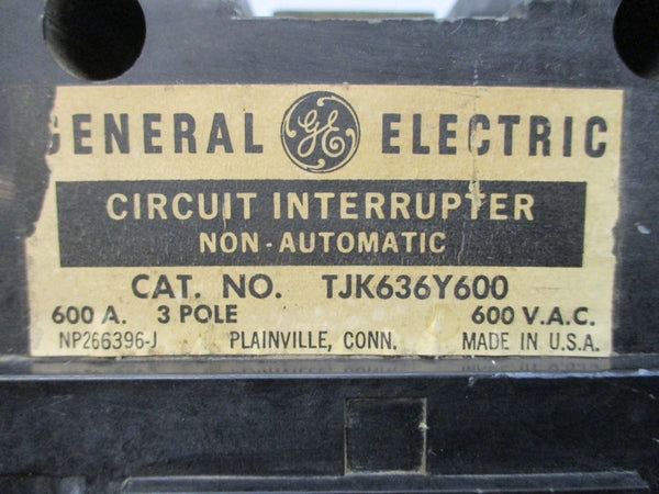 GENERAL ELECTRIC TJK636Y600 600VAC 600A UNMP