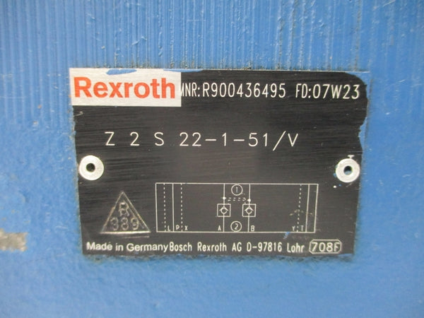 REXROTH Z 2 S 22-1-51/V R900436495 NSNP