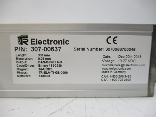 TR ELECTRONIC 307-00637 19-27VDC NSMP