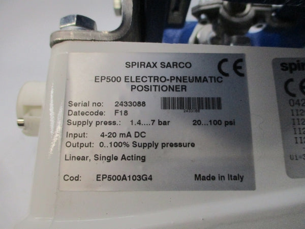 SPIRAX SARCO LEA33PTSUS3 PN9126E EP500 15-30PSI 1-1/2" NSNP