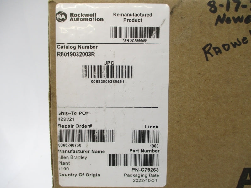 ALLEN BRADLEY 80190-320-03-R REMAN
