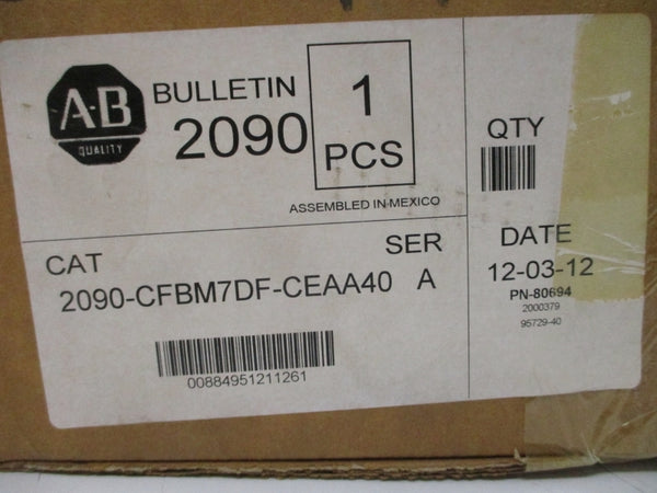 ALLEN BRADLEY 2090-CFBM7DF-CEAA40 SER. A (BR/WH) NSMP