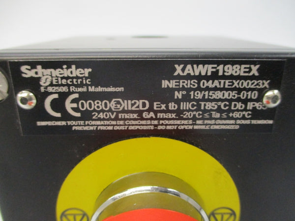 SCHNEIDER ELECTRIC XAWF198EX 240V 6A NSMP