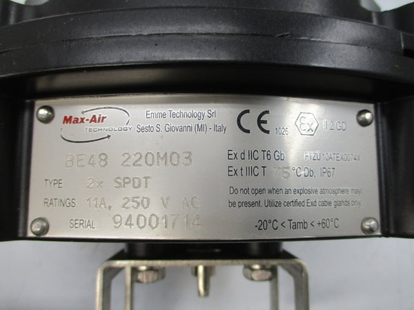 MAX-AIR TECHNOLOGY BE48 220M03 250VAC 11A NSNP