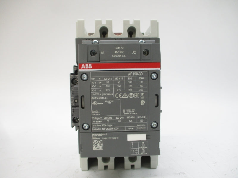 ABB AF190-30-11-12 1SFL487002R1211 48-130VDC 400A NSMP