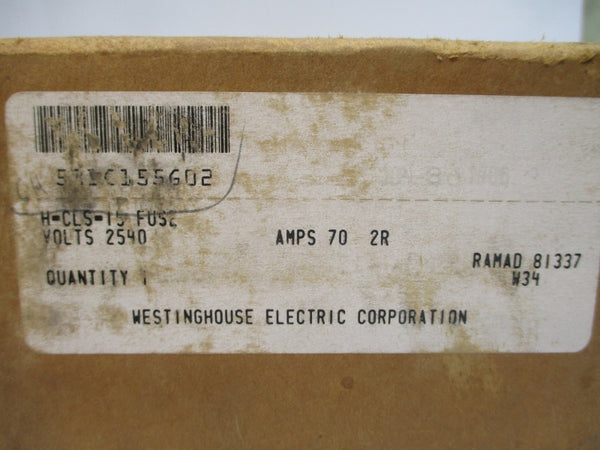 WESTINGHOUSE H-CLS-15 591C155G02 2540V 70A NSMP