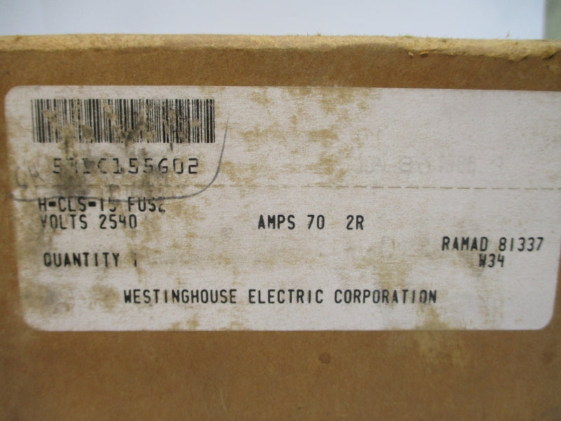WESTINGHOUSE H-CLS-15 591C155G02 2540V 70A NSMP