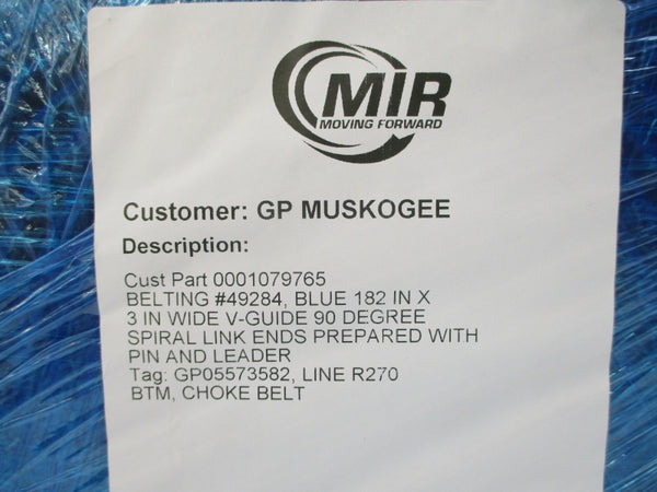 MIR 49284 182"X3" NSMP