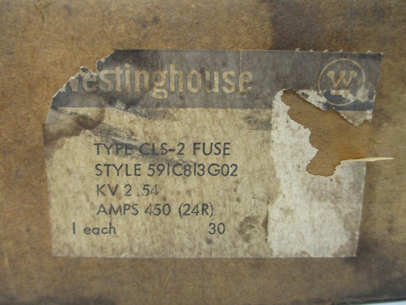 WESTINGHOUSE 591C813G02 CLS-2 2.54KV 450A NSMP