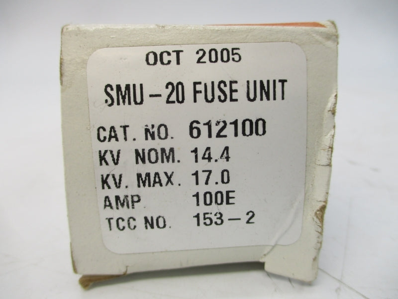 S&C ELECTRIC 612100 SMU-20 14.4KV 100EA NSMP