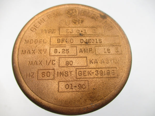 GENERAL ELECTRIC 9F60 DJE015 EJ0-1C 8.25KV 15EA NSNP