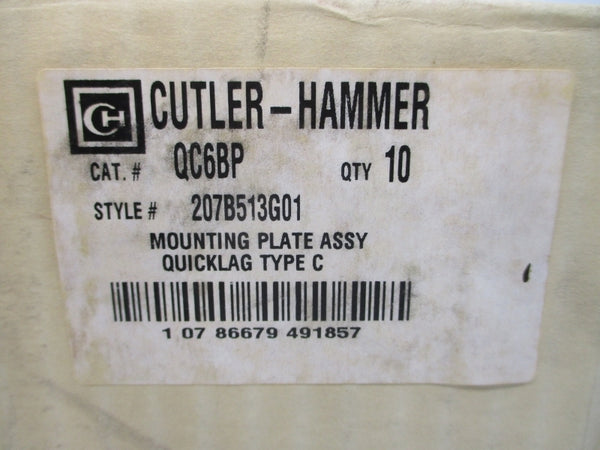 CUTLER-HAMMER QC6BP 207B513G01 (PKG OF 10) NSMP