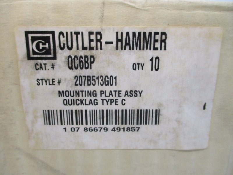 CUTLER-HAMMER QC6BP 207B513G01 (PKG OF 10) NSMP