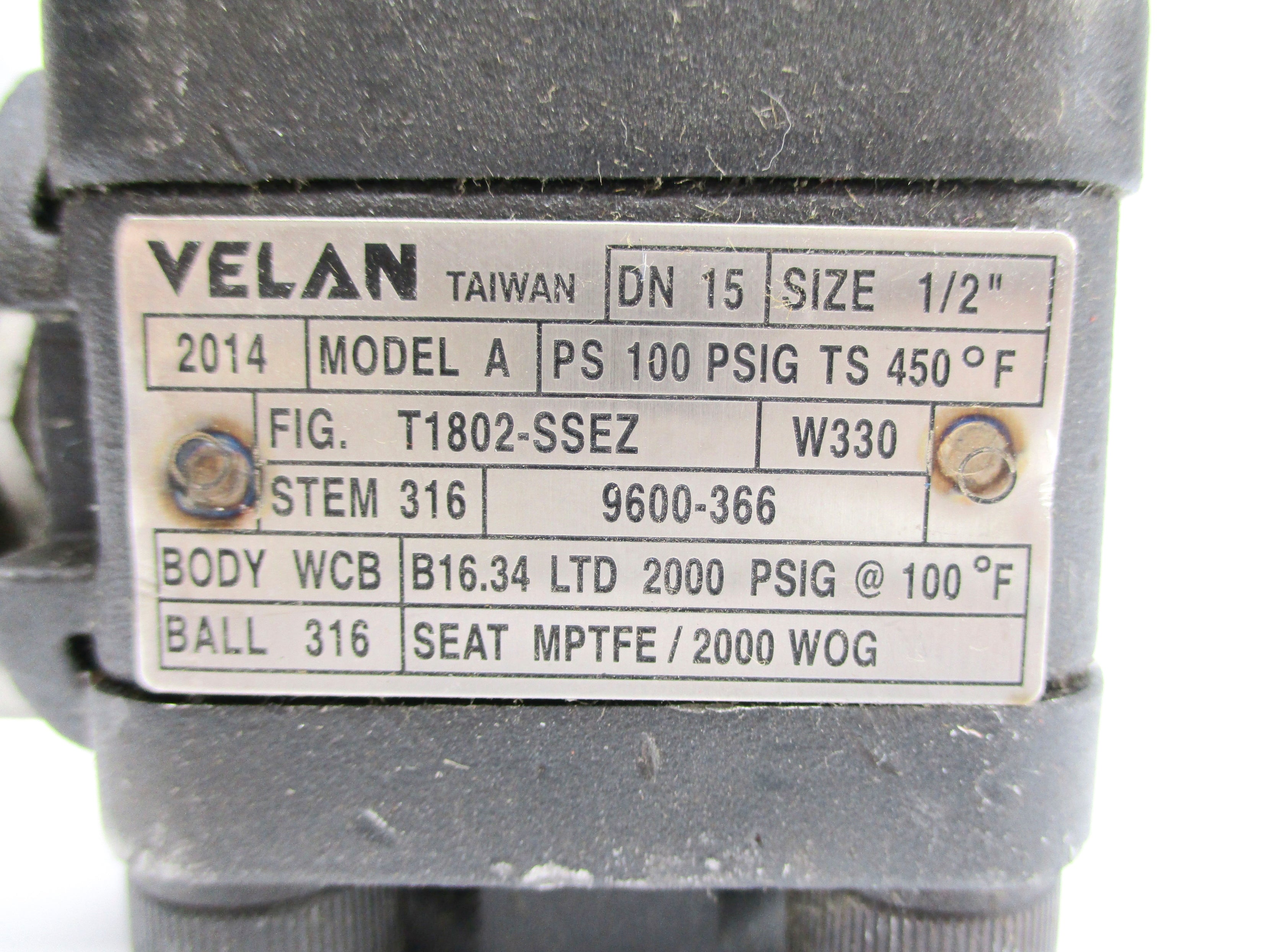 VELAN T1802-SSEZ 1/2" NSNP