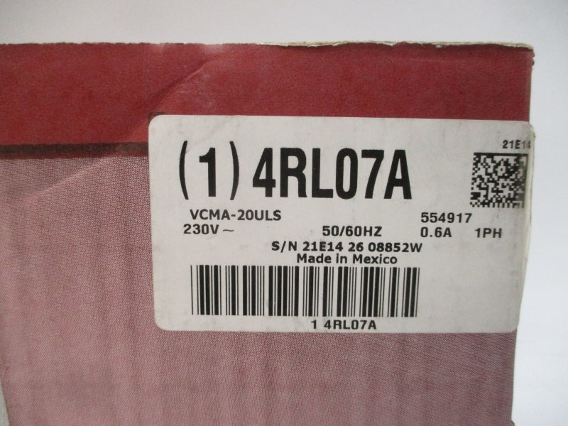LITTLE GIANT 4RL07A VCMA-20ULS 554917 230V 0.6/0.5A NSMP