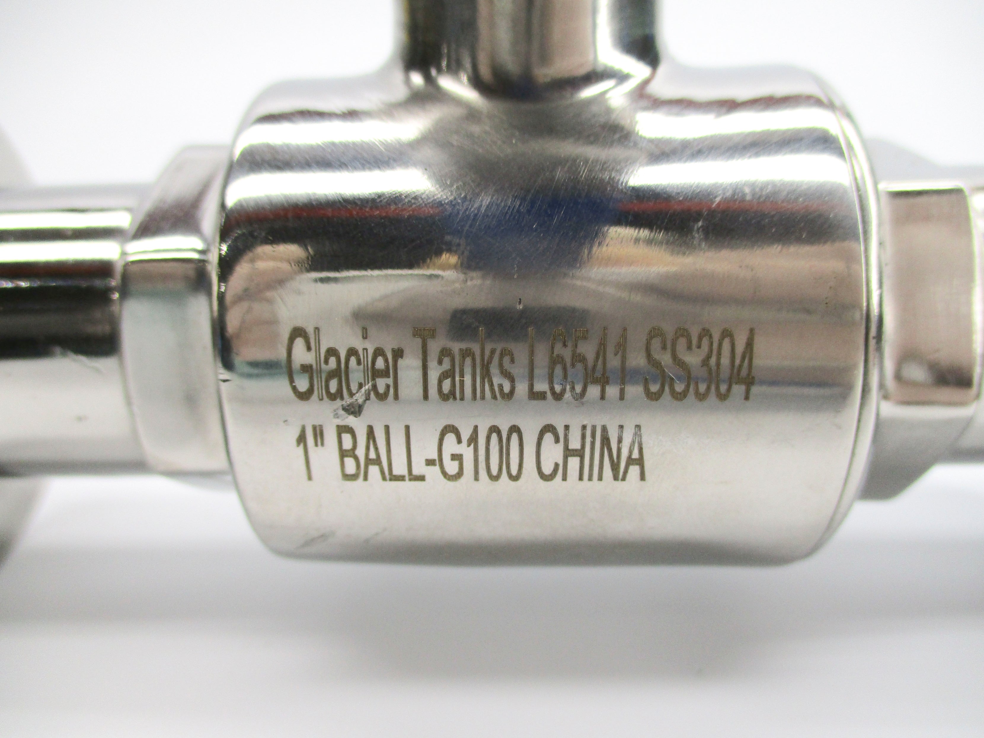 GLACIER TANKS 1-BALL-G100 L6541SS304 1" NSNP
