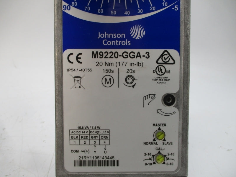 JOHNSON CONTROLS M9220-GGA-3 24VAC/DC NSMP