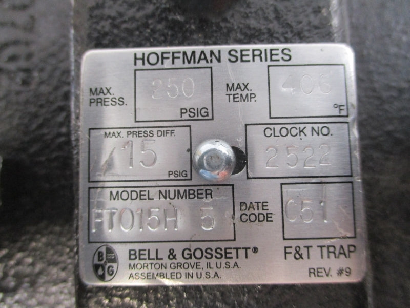 HOFFMAN FT015H5 15PSI NSNP
