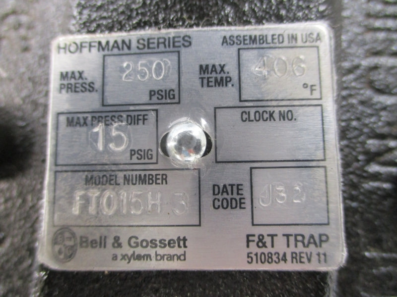 HOFFMAN FT015H3 15PSI REV. 11 NSNP