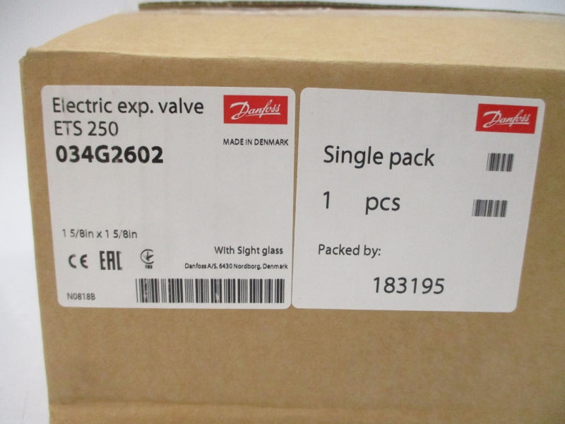 DANFOSS 034G2602 12VDC 0.5A 493PSI NSMP