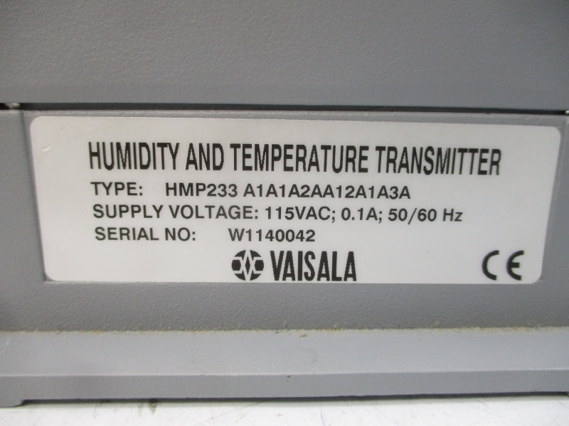 VAISALA HMP233-A1A1A2AA12A1A3A 115VAC 0.1A NSMP