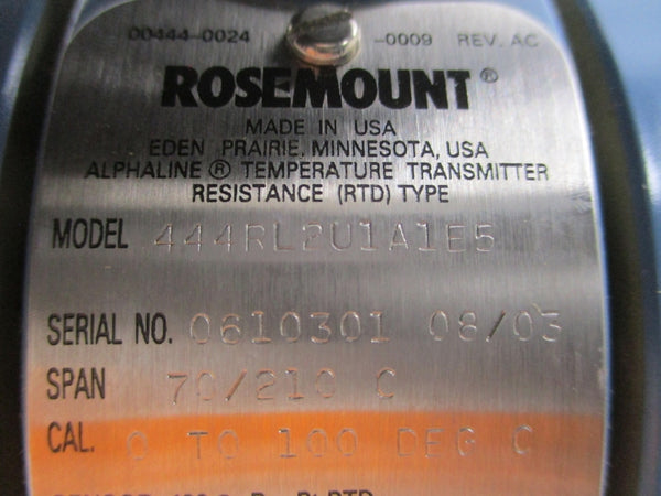 ROSEMOUNT 444RL2U1A1E5 12-45VDC NSMP