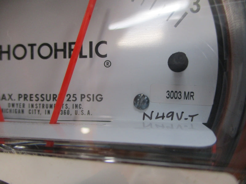 DWYER 3003MR 125VAC 1A 25PSI 0-3 NSMP
