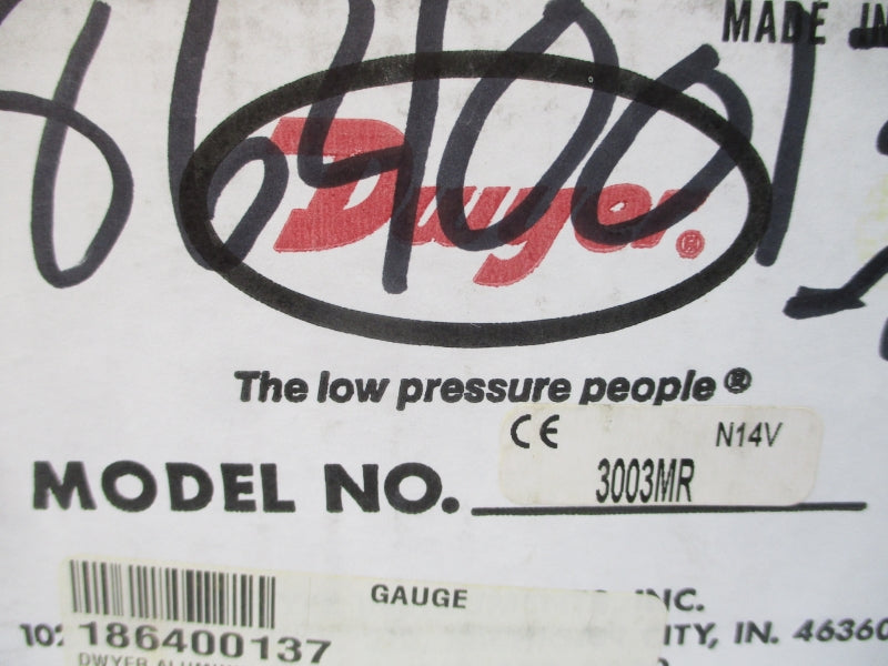 DWYER 3003MR 125VAC 1A 25PSI 0-3 NSMP