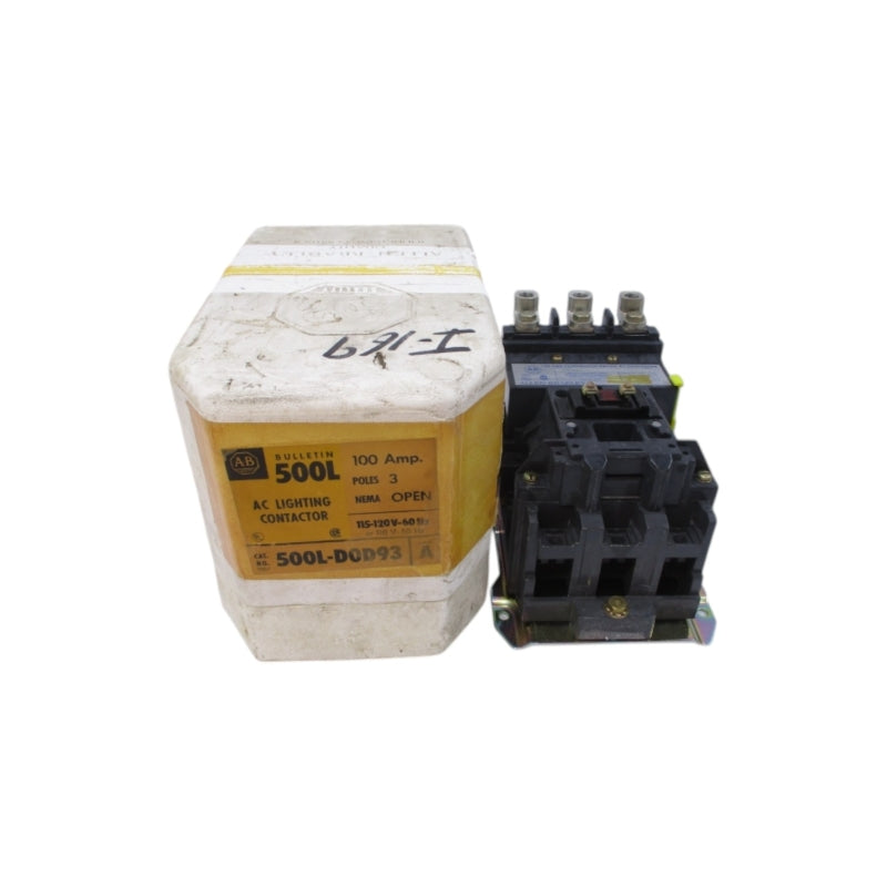 ALLEN BRADLEY 500L-DOD93 SER. A 110/115-120V 100A (WH/YL) NSMP