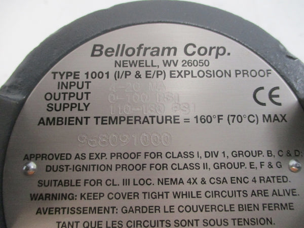 MARSH/BELLOFRAM 968-091-000 28V 110-130PSI NSMP