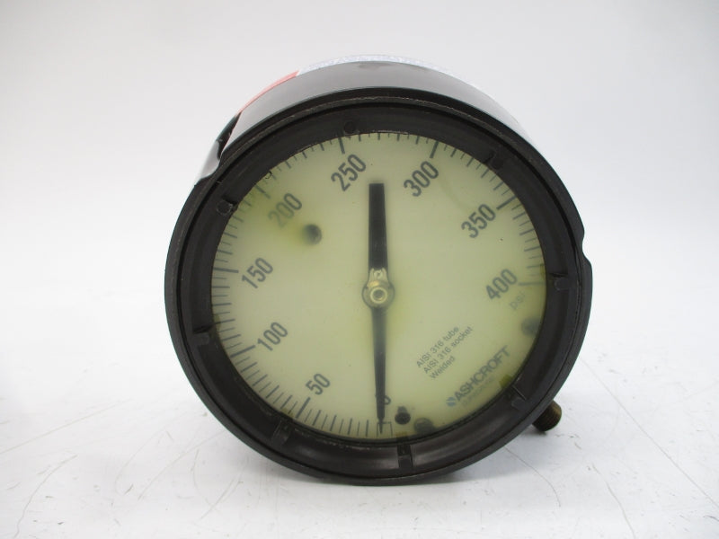 ASHCROFT 45-1279-SSL-02L-400# 0-400PSI 4-/2" NSMP