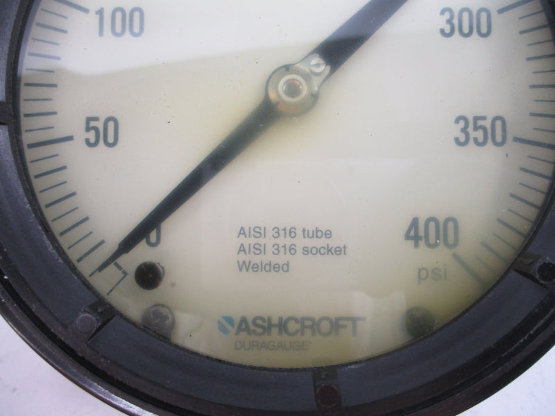 ASHCROFT 45-1279-SSL-02L-400# 0-400PSI 4-/2" NSMP