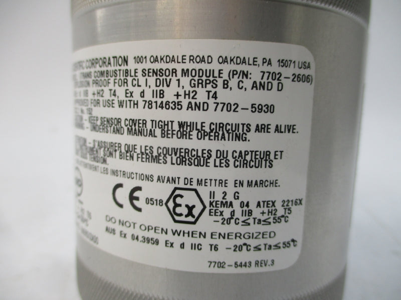 INDUSTRIAL SCIENTIFIC 7702-5930 NSNP