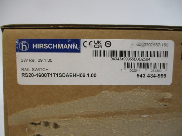 HIRSCHMANN RS20-1600T1T1SDAEHH09.1.00 18-30VAC 0.6-0.4A NSMP