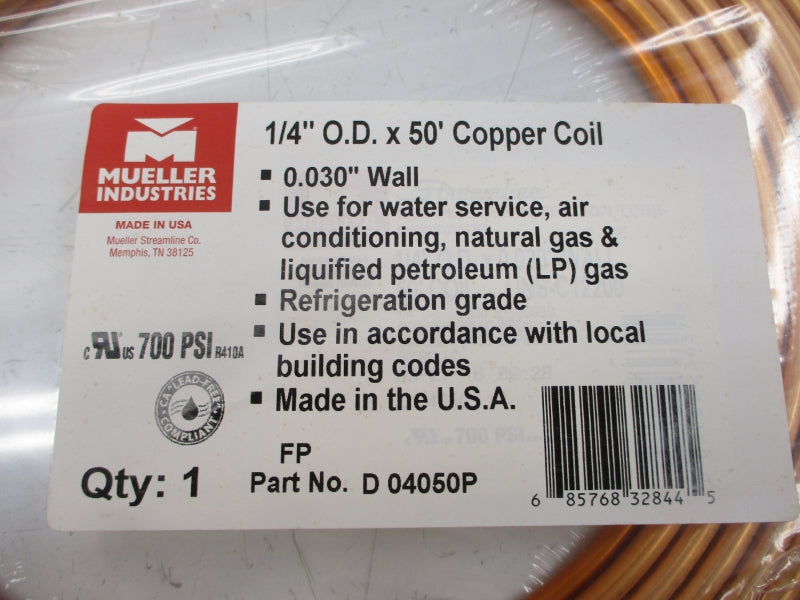 MUELLER INDUSTRIES D-04050P 700PSI NSMP
