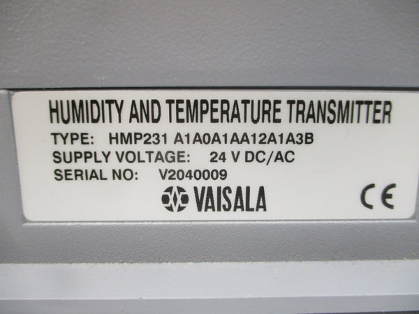 VAISALA HMP231-A1A0A1AA12A1A3B 24V NSMP