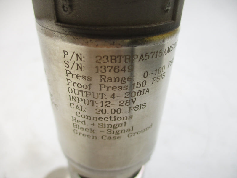 VIATRAN 23BTBPA5715AMSX1298 12-28V 0-100PSI NSNP