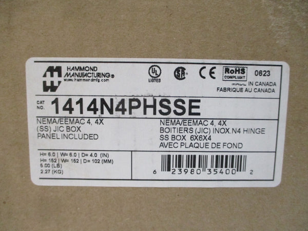 HAMMOND MANUFACTURING 1414N4PHSSE NSMP