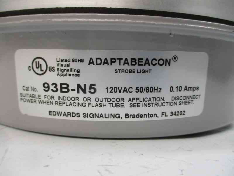 EDWARDS SIGNALING 93B-N5 120VAC 0.10A NSMP