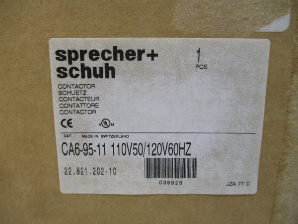 SPRECHER+SCHUH CA6-95-11 110/120V 160A NSMP