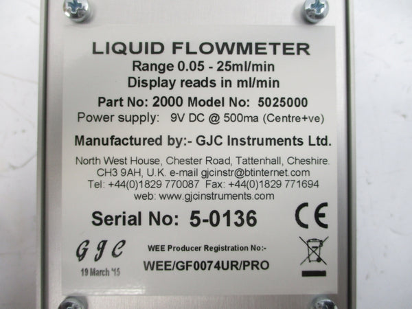 TOVATECH 2000 5025000 9VDC 0.05-25ML/MIN NSMP