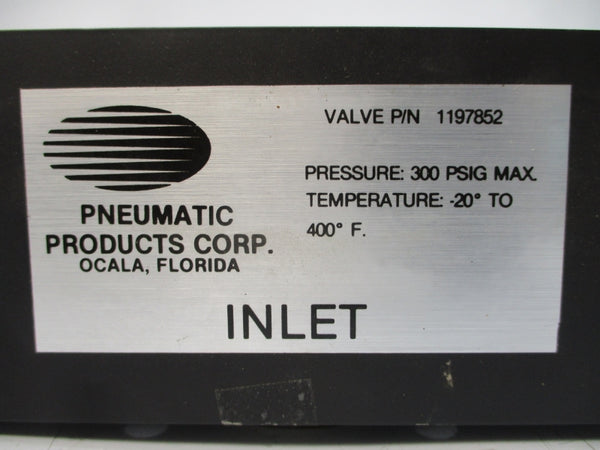 PNEUMATIC PRODUCTS 1197852 300PSI NSNP