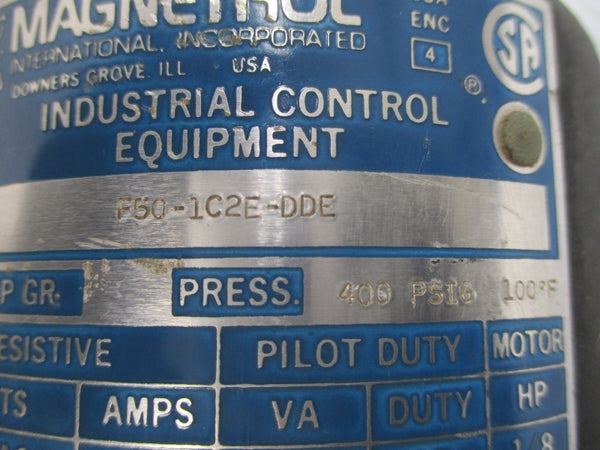 MAGNETROL F50-1C2E-DDE 120/240VAC 10A 400PSI NSNP