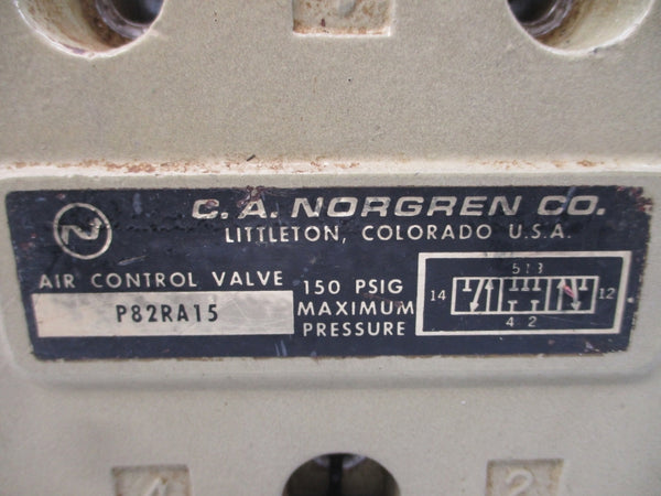 NORGREN P82RA15 PF4 110/120V 150PSI UNMP