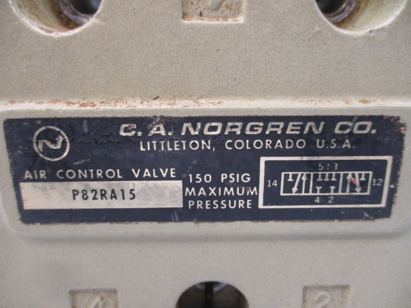 NORGREN P82RA15 PF4 110/120V 150PSI UNMP