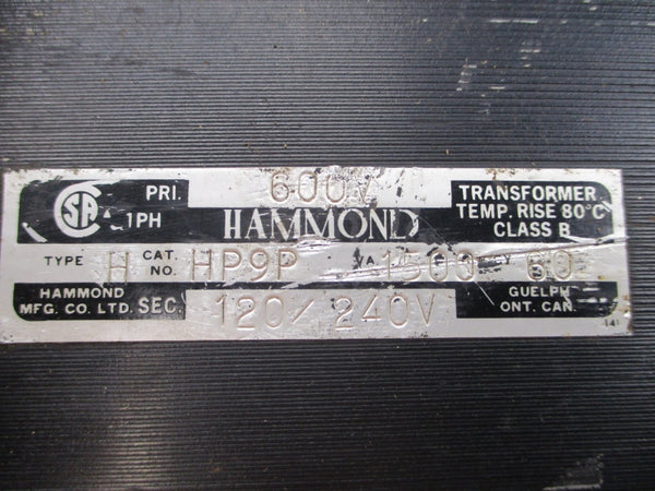 HAMMOND HP9P 600V UNMP
