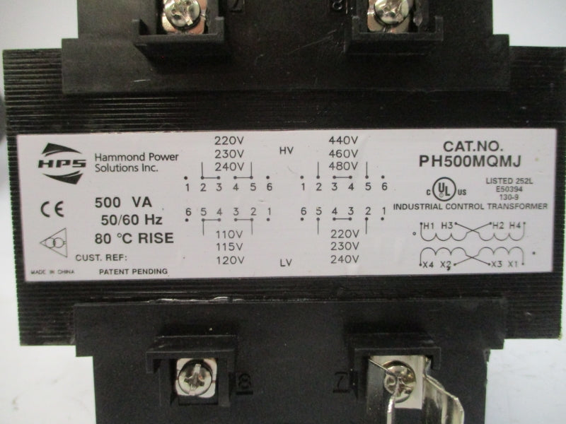HPS PH500MQMJ 240/480V UNMP