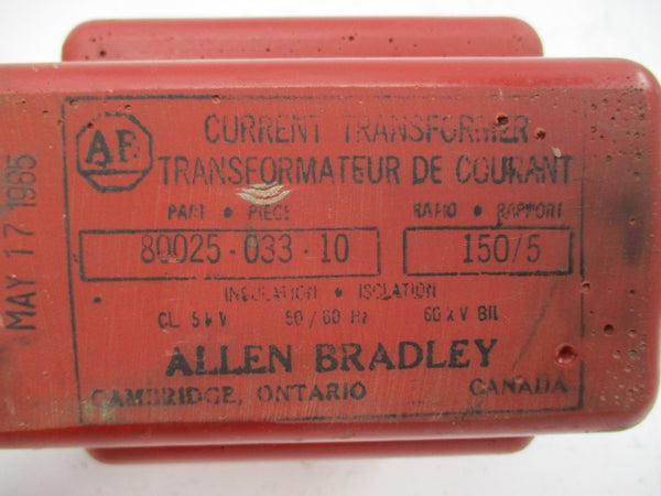 ALLEN BRADLEY 80025-033-10 UNMP